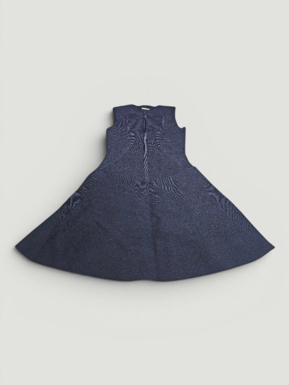 Armani Exchange Navy Sleeveless Flare Dress